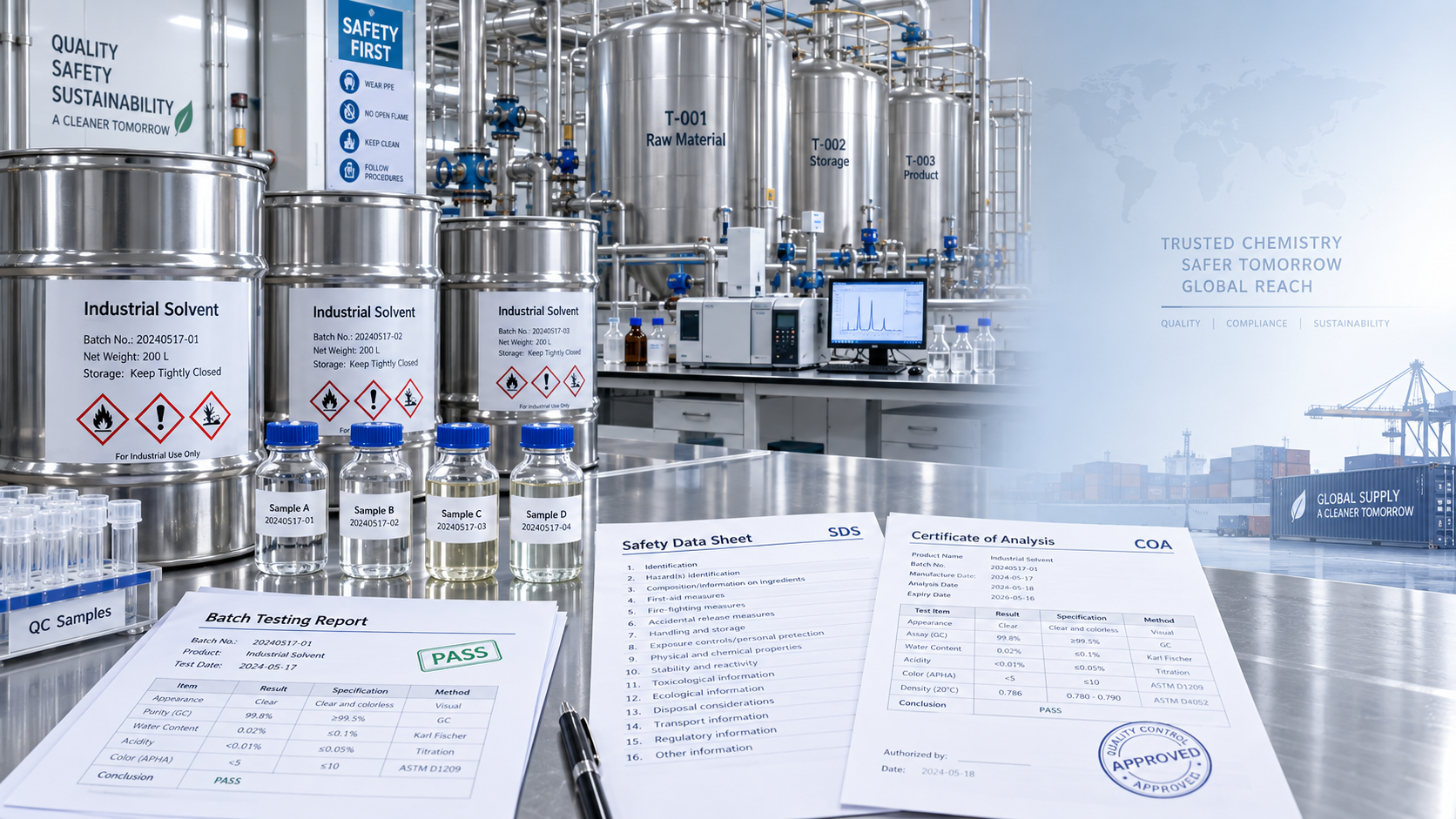 What documentation to request when buying industrial solvents What documentation to request when buying industrial solvents