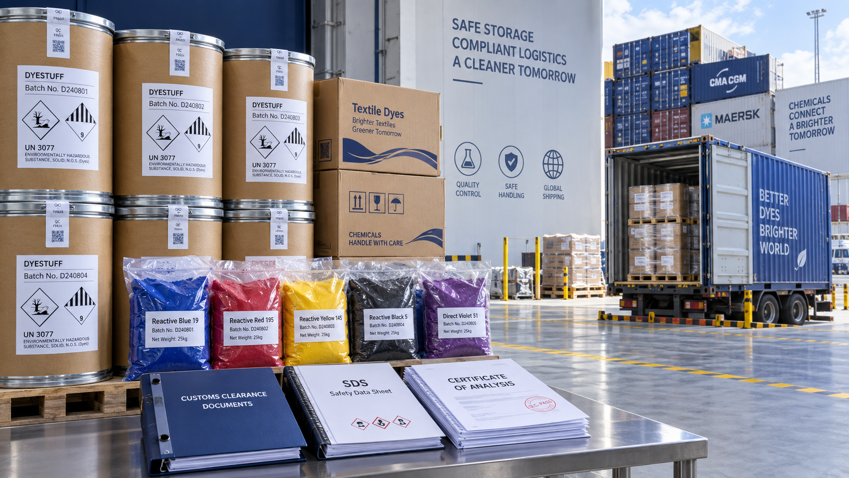 What Textile Dye Documents Are Needed for Import Clearance?