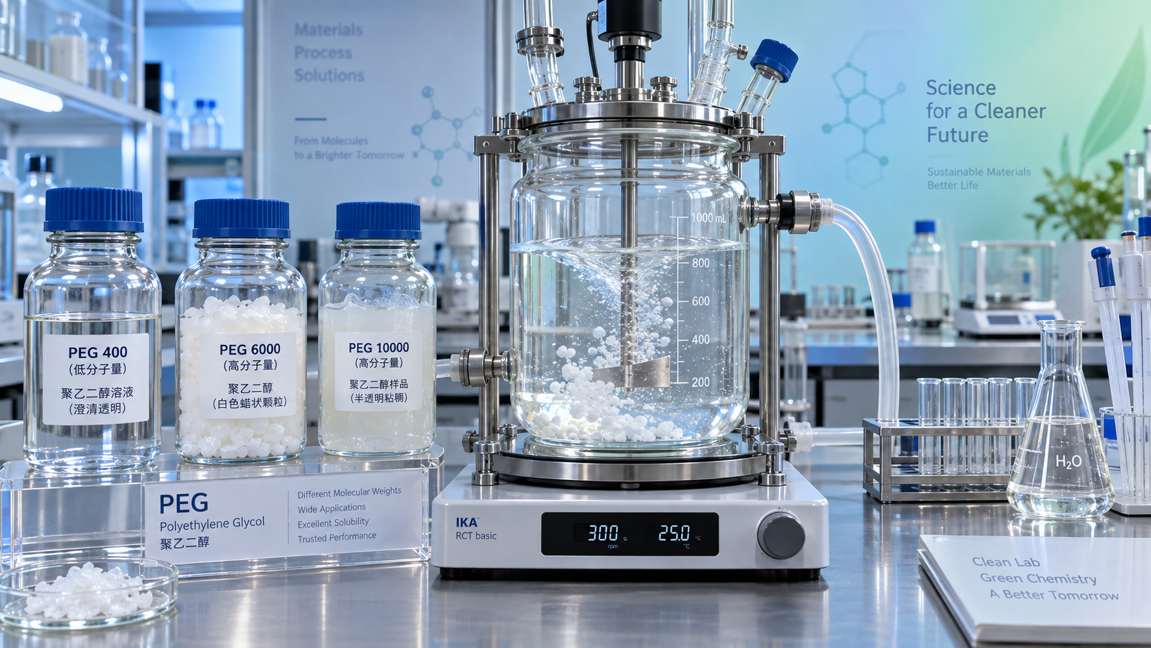 Selecting Polyethylene Glycol Grades by Molecular Weight and Solubility Needs Selecting Polyethylene Glycol Grades by Molecular Weight and Solubility Needs