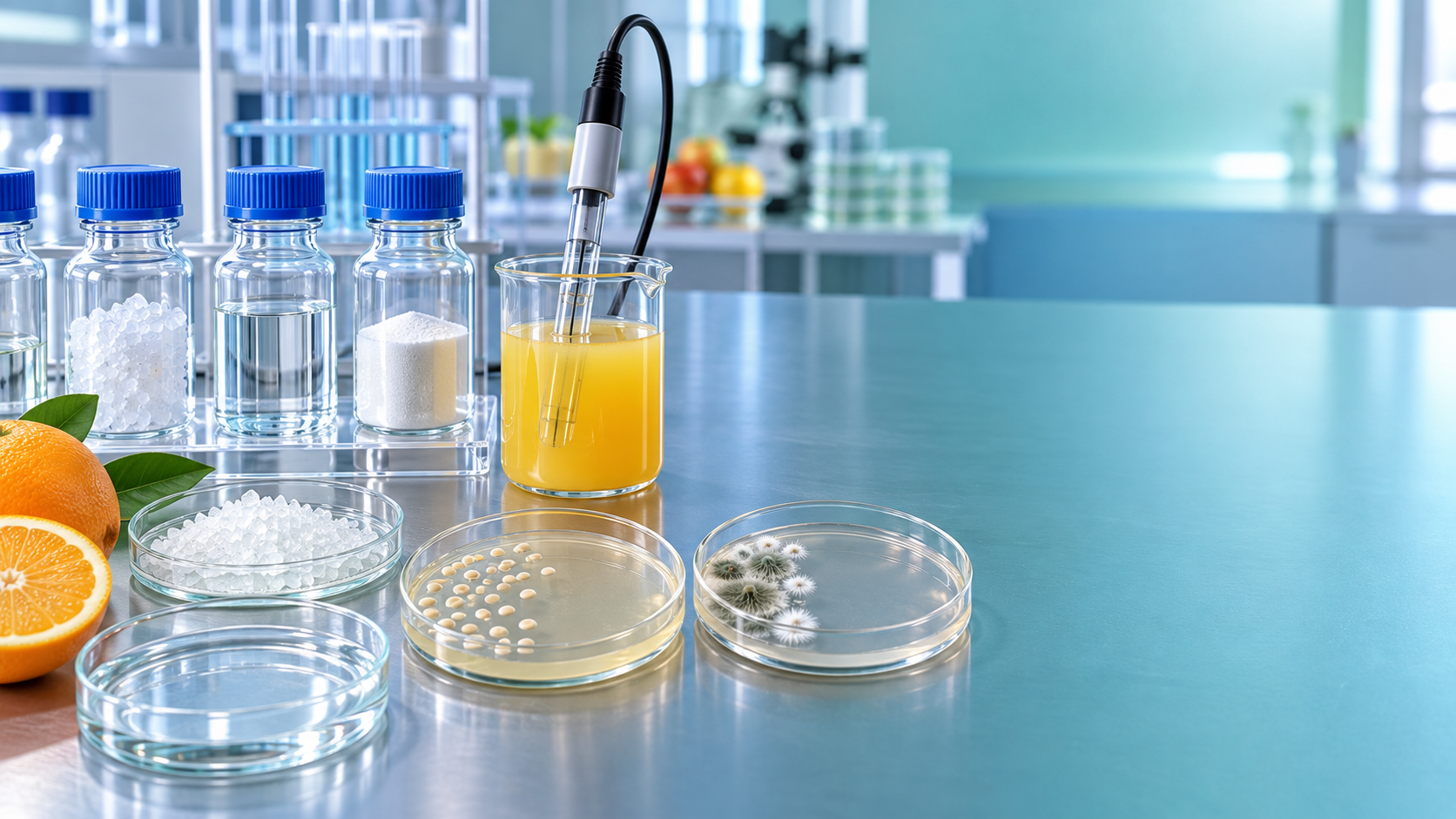 Органические кислоты для сохранения пищевых продуктов: сравнение контроля pH и антимикробного действия
