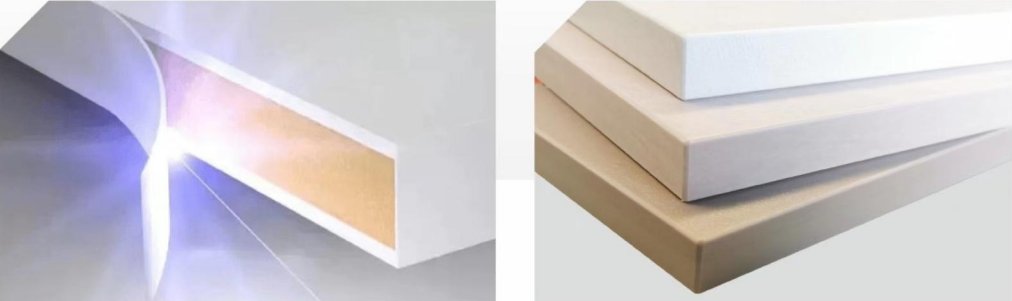 Máquina de colagem de bordas a laser ZD450F