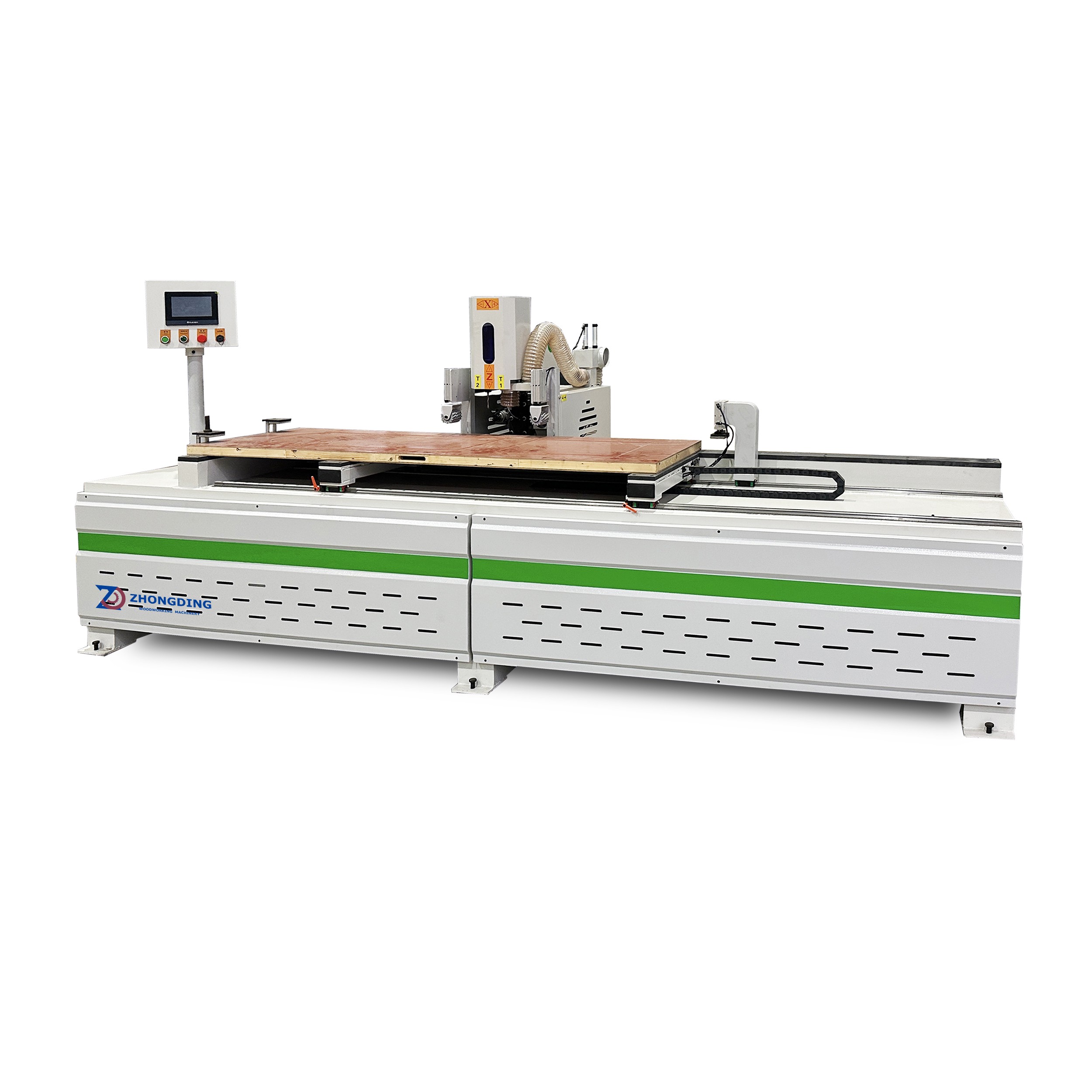 Máquina CNC de fresagem para fechaduras e dobradiças de portas