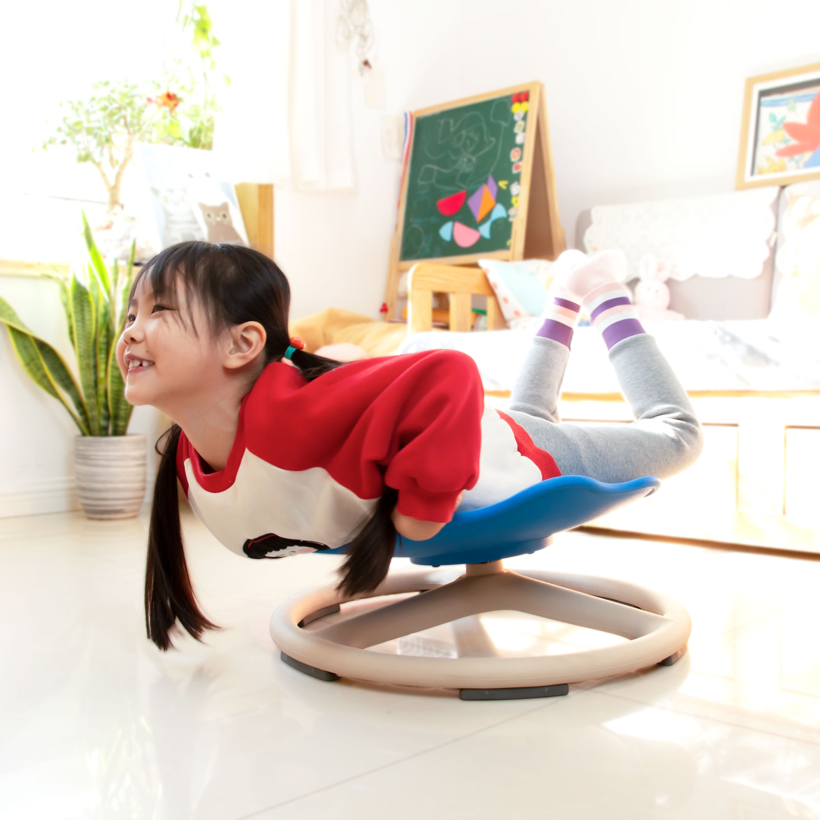 Kids Swivel Chair for Vestibular & Balance Activities