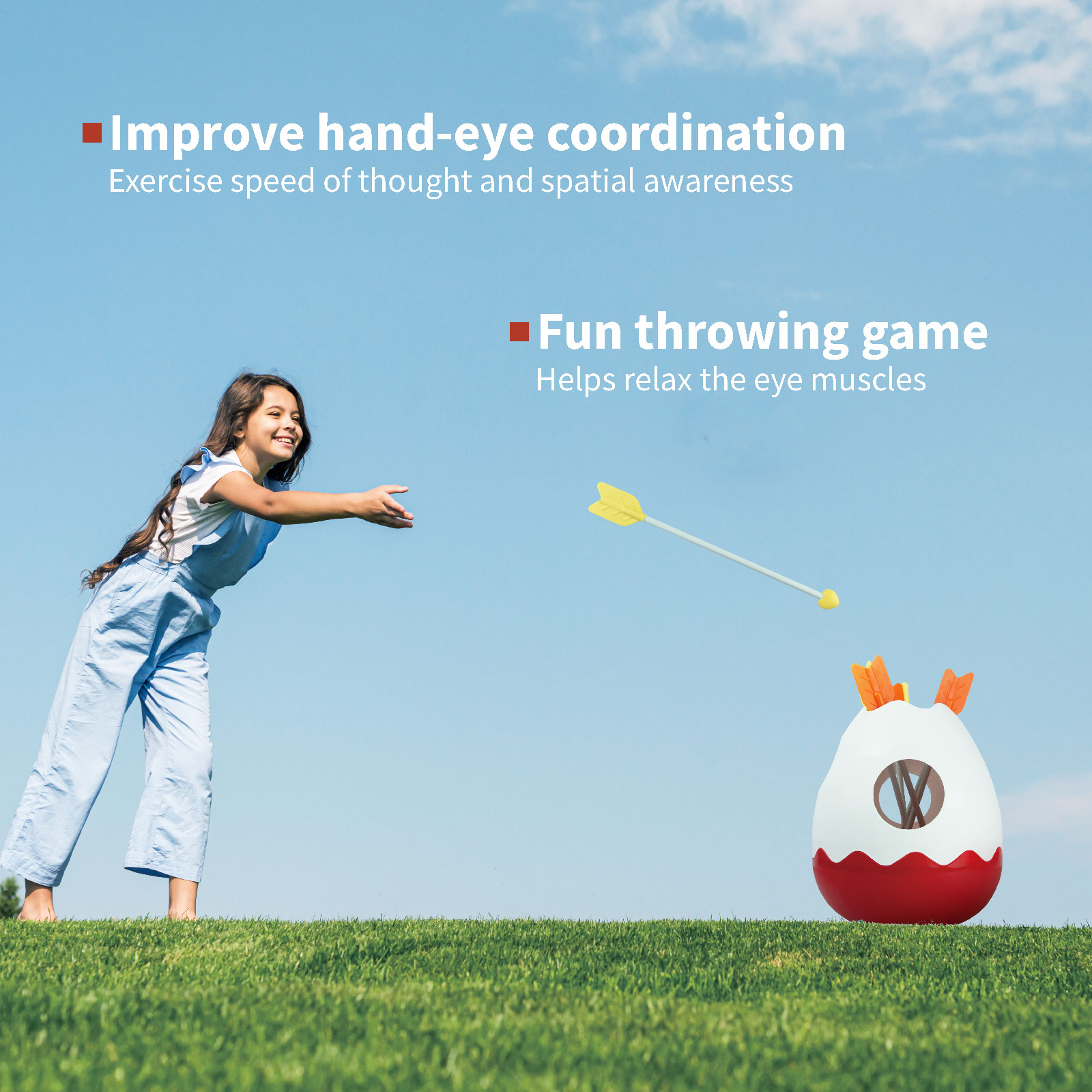 Tumbler Throwing Toy for Kids
