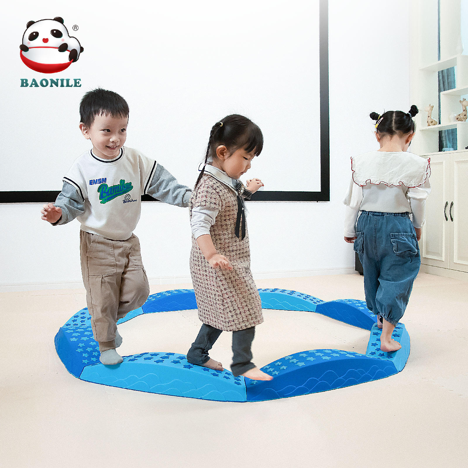 BAONILE Wavy Tactile Path | Sensory Balance Path for Preschool & Occupational Therapy