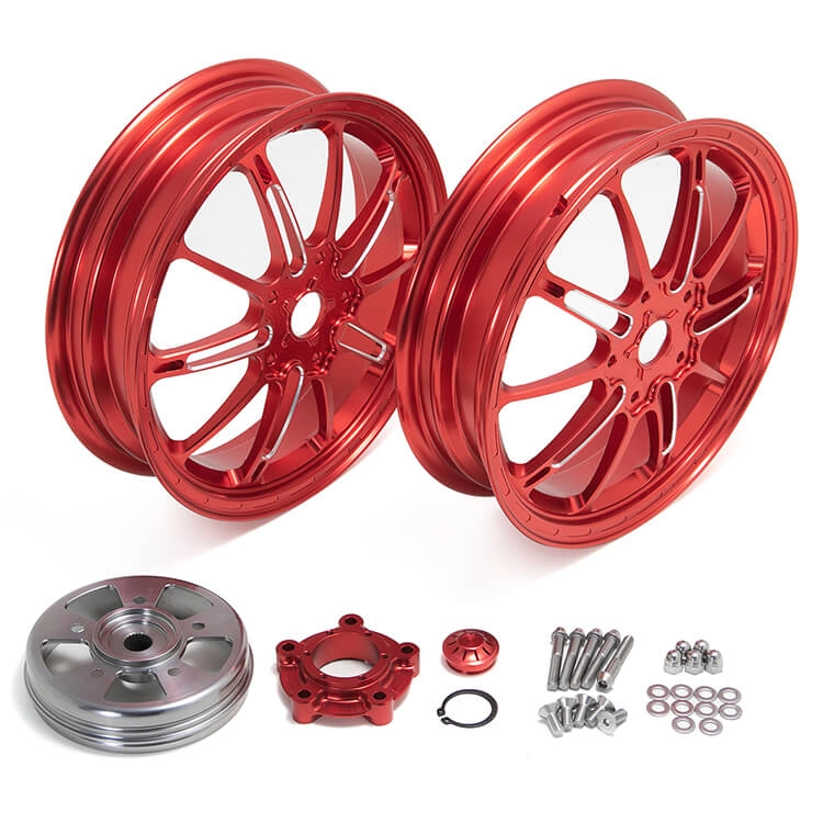 Forged 12 Inch Wheel Stes for Vespa GT GTS GTV GTS GTV ABS Primavera Sprint