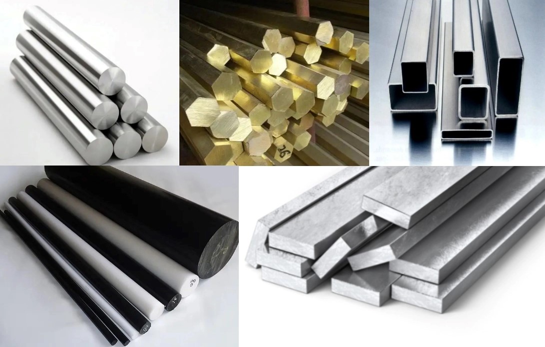 What are the commonly used materials for CNC machining?