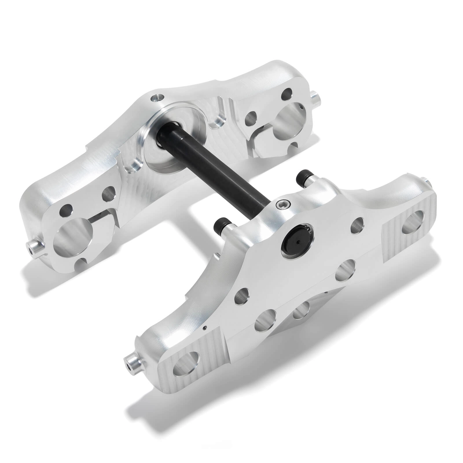 Custom 4 Degree 6 Degree Raked Triple Tree Kits for Harley Davidson