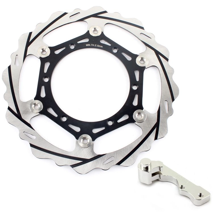 270mm Oversize Motorcycle Brake Rotor Front Floating Brake Disc With CNC Machined Bracket for Dirt Bike