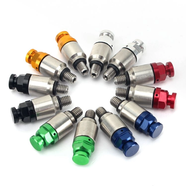 CNC Billet Aluminum Dirt Bike Bleeder Valve M5X0.8 Durable Corrosion Resistant Factory Price