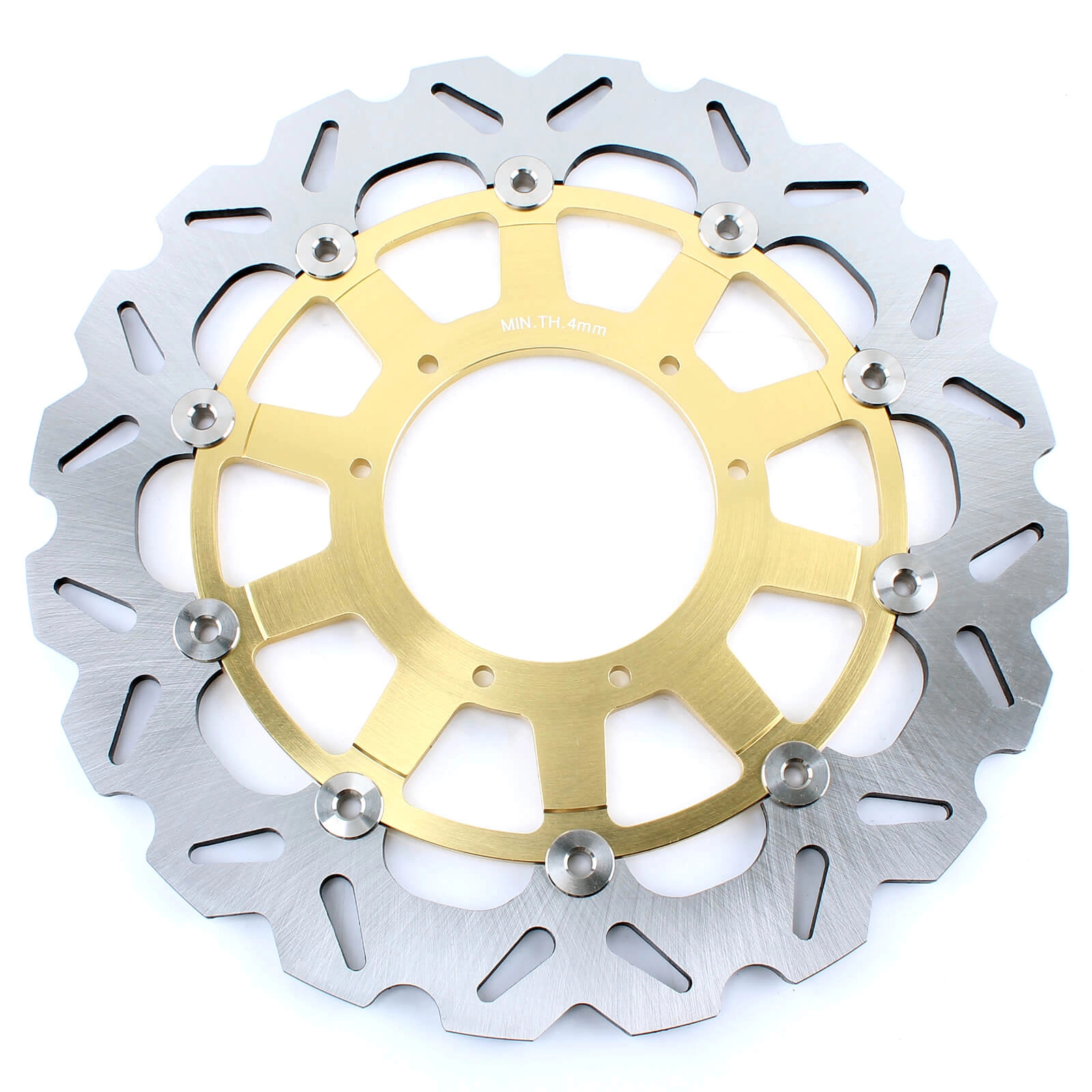 320mm Supermoto Brake Discs Front Floating Brake Rotors For Honda Kawasaki Yamaha KTM Suzuki