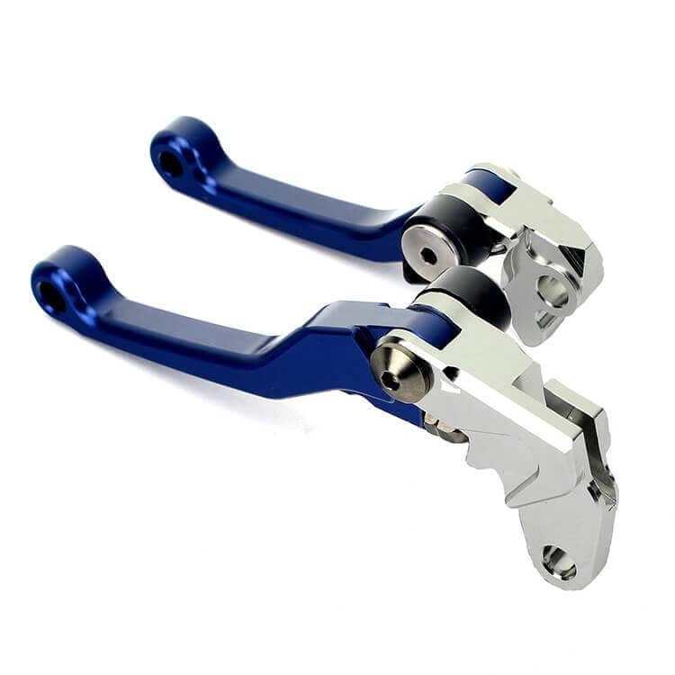 Customized aluminum dirt bike brake and clutch levers