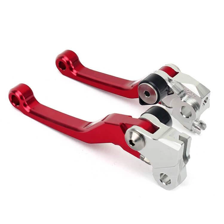 Customized aluminum dirt bike brake and clutch levers