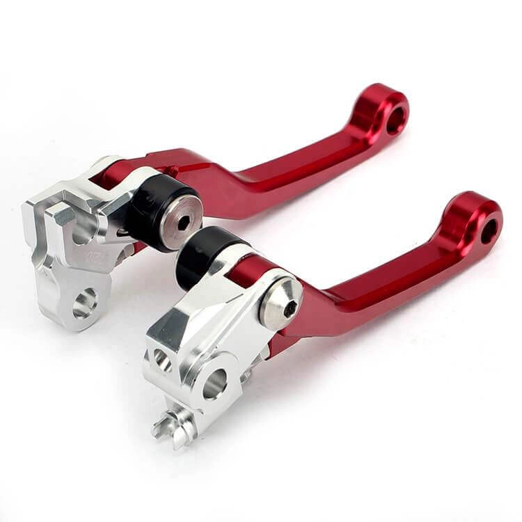 Customized aluminum dirt bike brake and clutch levers