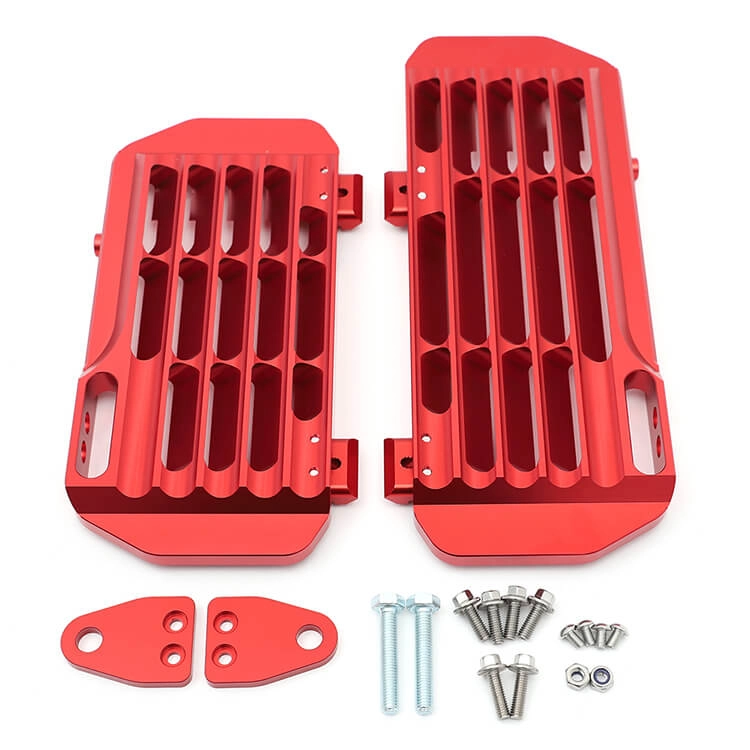 CNC Aluminum Dirt Bike Radiator Guards Manufacturer