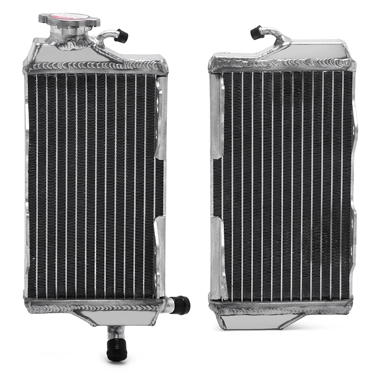 For HONDA CR 125R 2000-2001 Motorcycle Dirt Bike Left & Right Aluminum Radiator