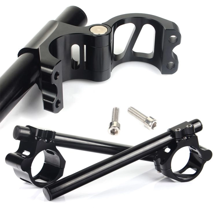 CNC Aluminum Clip-on Handlebars Motorcycle Quick Replacement 33 mm-55 mm Clip-ons