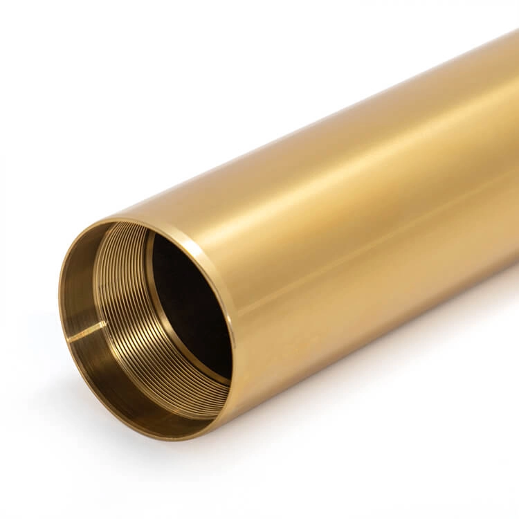 Custom 49mm Gold Fork Tubes for Harley Davidson