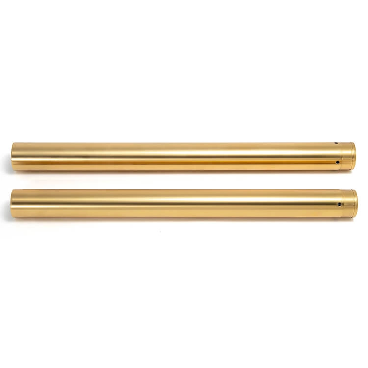 Custom 49mm Gold Fork Tubes for Harley Davidson