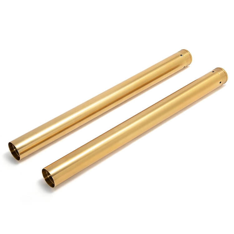 Custom 49mm Gold Fork Tubes for Harley Davidson