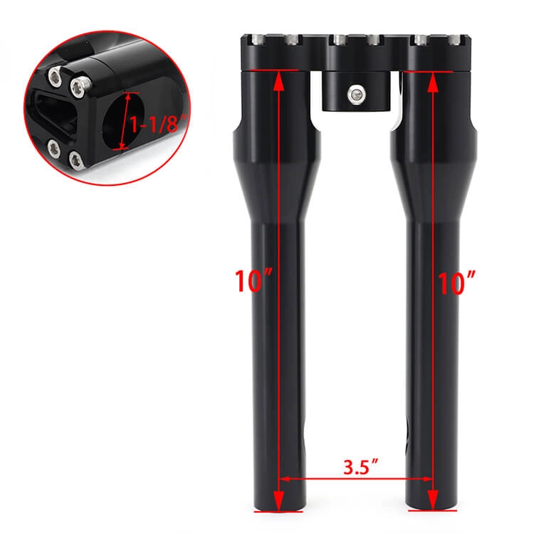 CNC Aluminum Motorcycle Handlebar Risers For Harley Davidson
