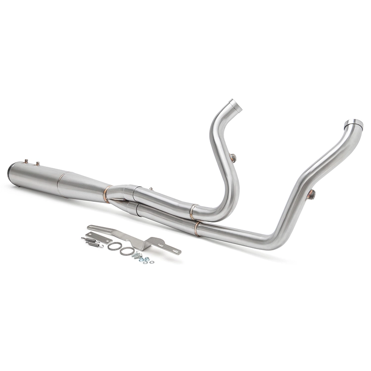 Custom Stainless Steel 2 Into 1 Exhaust Muffler Pipe For 2017-Up Harley-Davidson Milwaukee Eight Touring