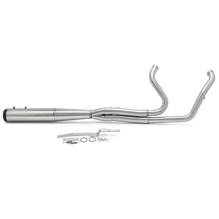 Custom Stainless Steel 2 Into 1 Exhaust Muffler Pipe For 2017-Up Harley-Davidson Milwaukee Eight Touring