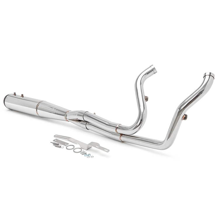 Custom Stainless Steel 2 Into 1 Exhaust Muffler Pipe For 2017-Up Harley-Davidson Milwaukee Eight Touring