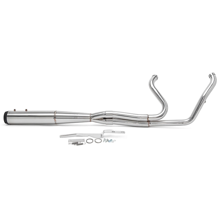 Custom Stainless Steel 2 Into 1 Exhaust Muffler Pipe For 2017-Up Harley-Davidson Milwaukee Eight Touring