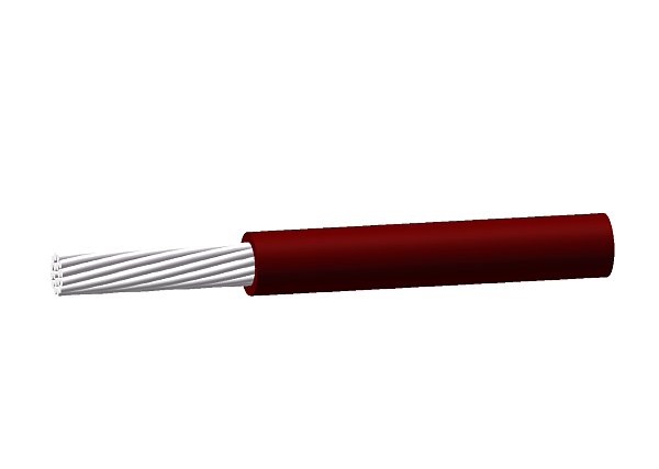 Silicone rubber insulated wire