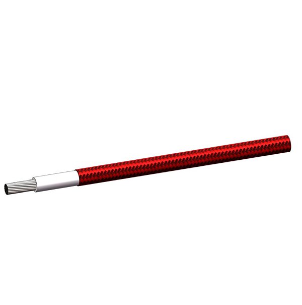 Silicone rubber braided insulated wire