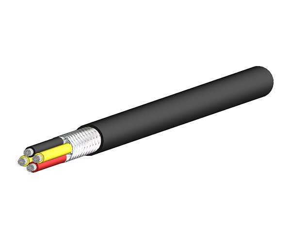 Multi-core high-temperature cable
