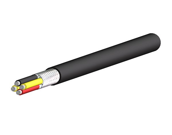Multi-core high-temperature cable