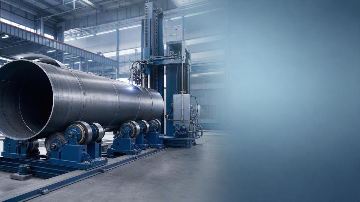 How a self-adjusting welding rotator improves shop flow