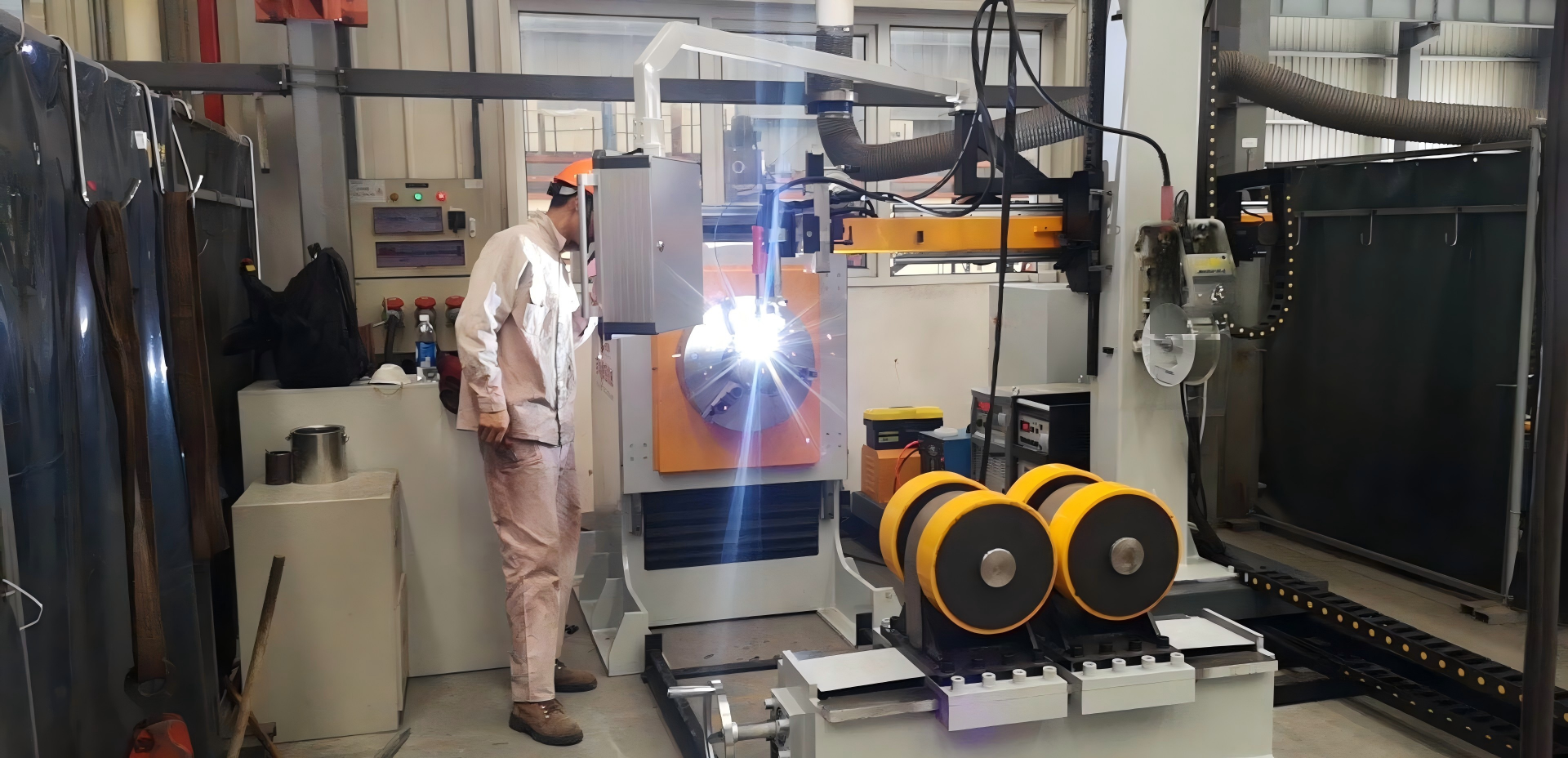 PPCW16 heavy duty Chuck Pipe Welding Station