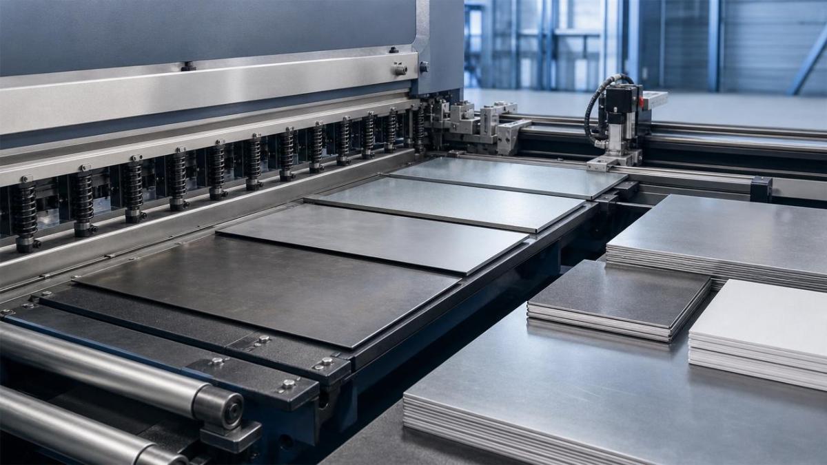 Automatic Shearing Machines for Mixed Thickness Plates Compared Automatic Shearing Machines for Mixed Thickness Plates Compared