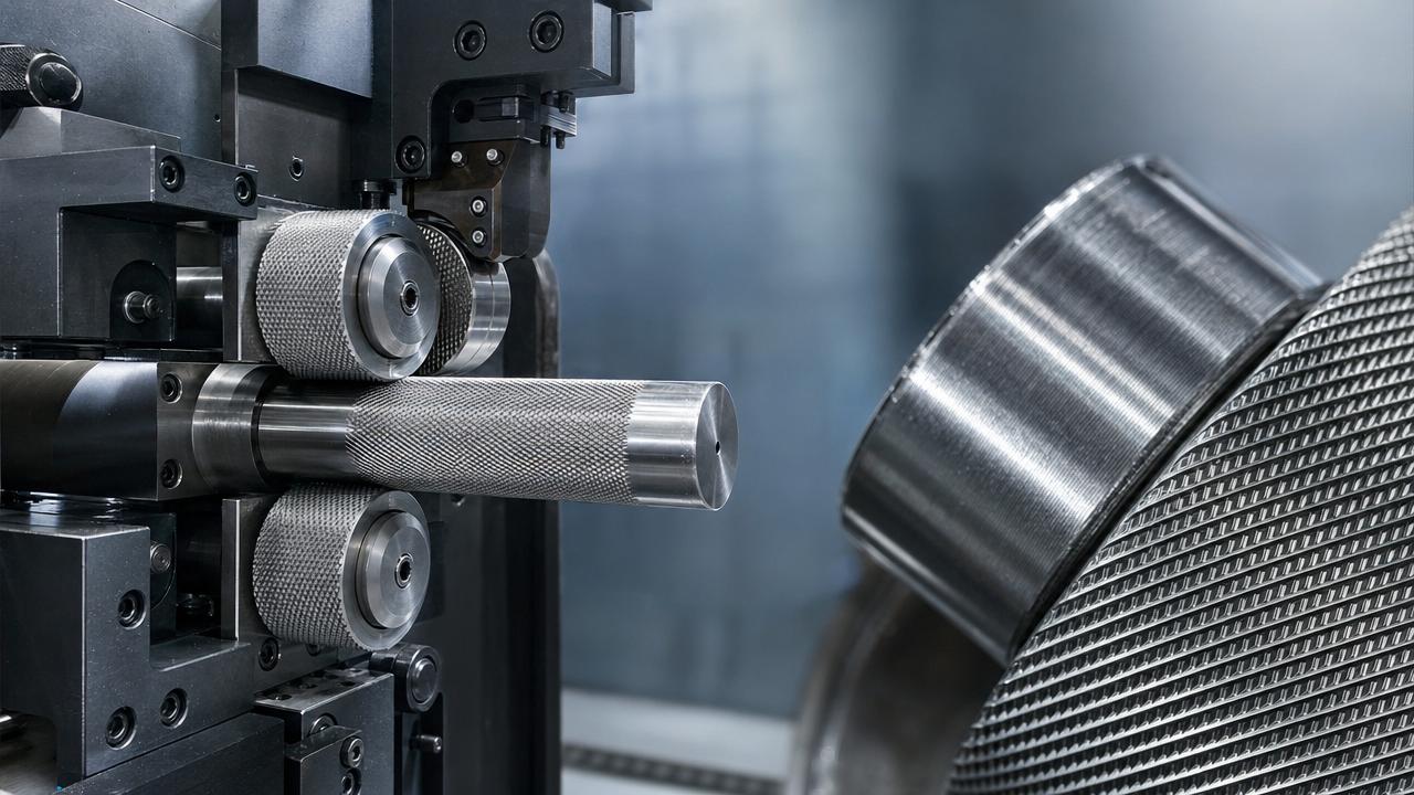 Knurling Rolling Machine vs Cut Knurling: Differences in Grip, Speed, and Tool Wear