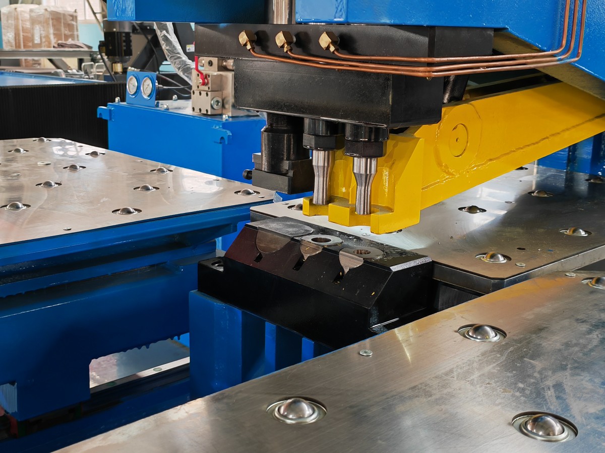 CNC Punching And Marking Machine For Steel Plates