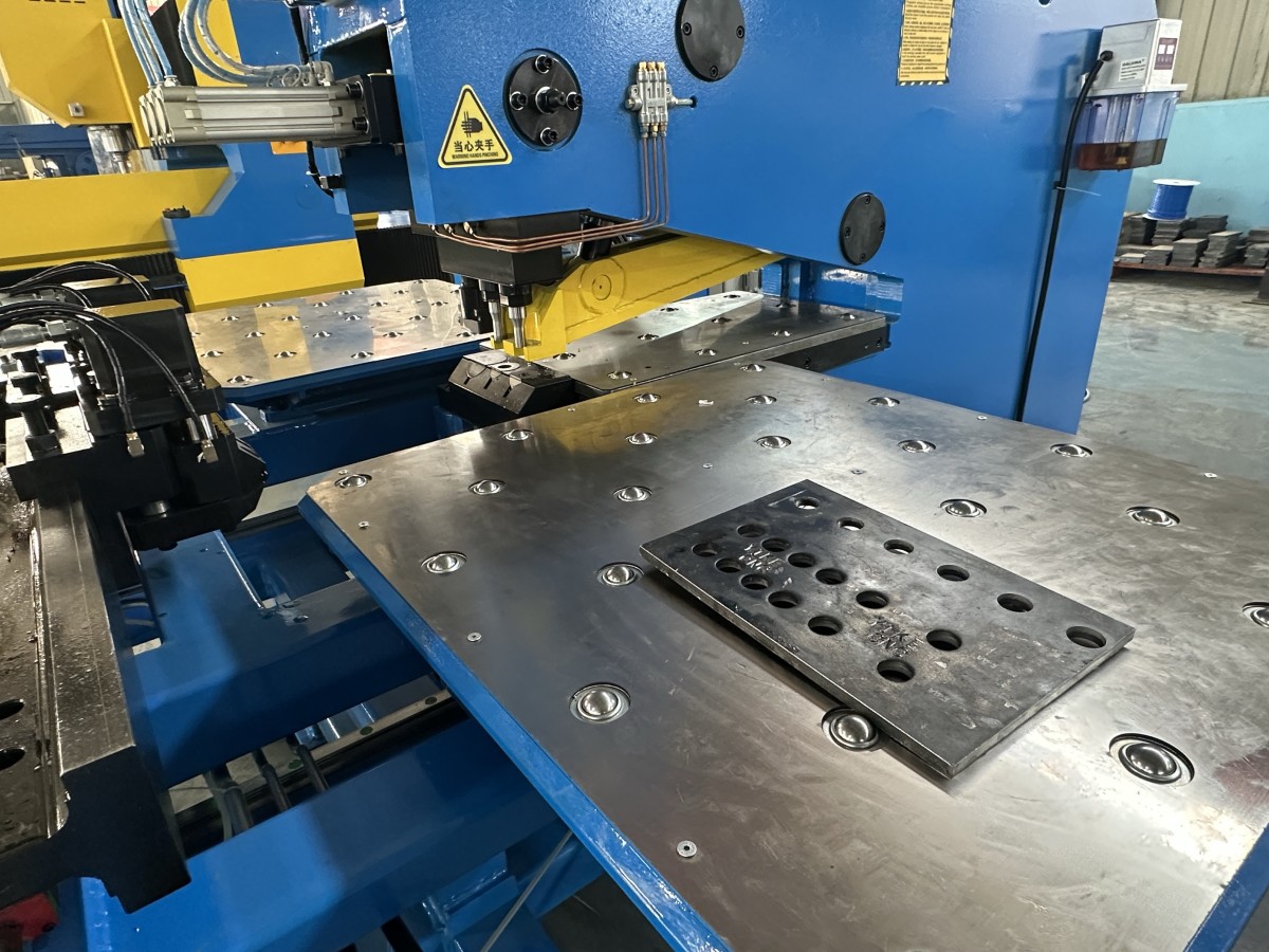 CNC Punching And Marking Machine For Steel Plates