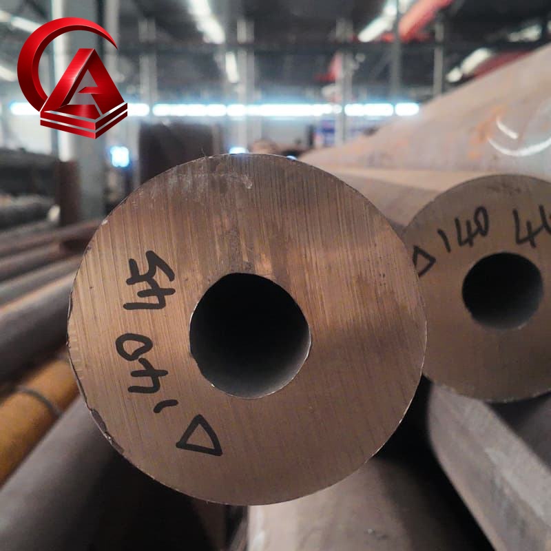 Hot-rolled, machined, large-diameter 45# thick-walled seamless steel pipe available from stock.