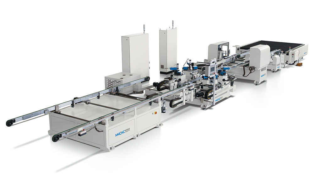 SKZJX-2200*3000 Manual tool adjustment CNC corner crimping production line