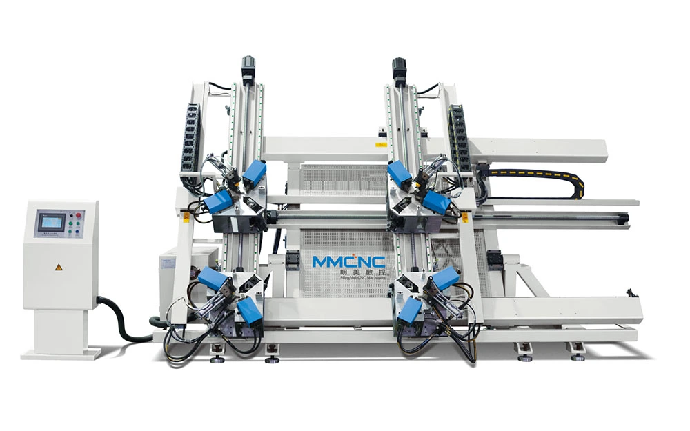 LM4S-100*2200*3000 Vertical CNC four-head corner crimping machine