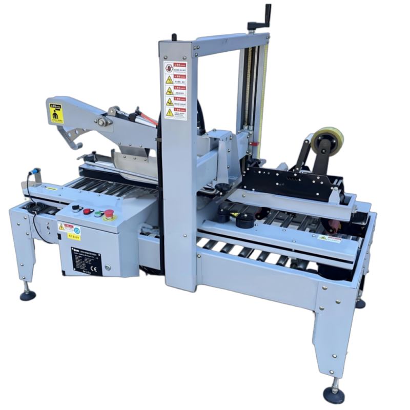 Machine automatique de pliage et de fermeture de caisses