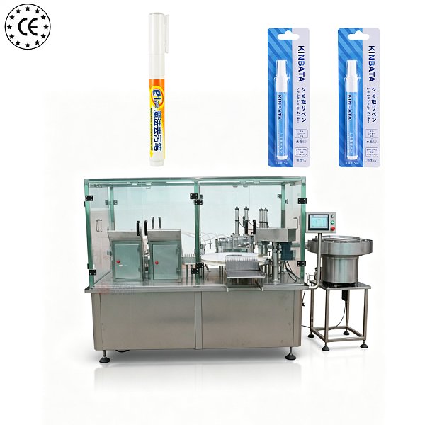Machine de remplissage automatique de stylos détachants YB-Y4 complète pour liquide détergent d’entretien du linge