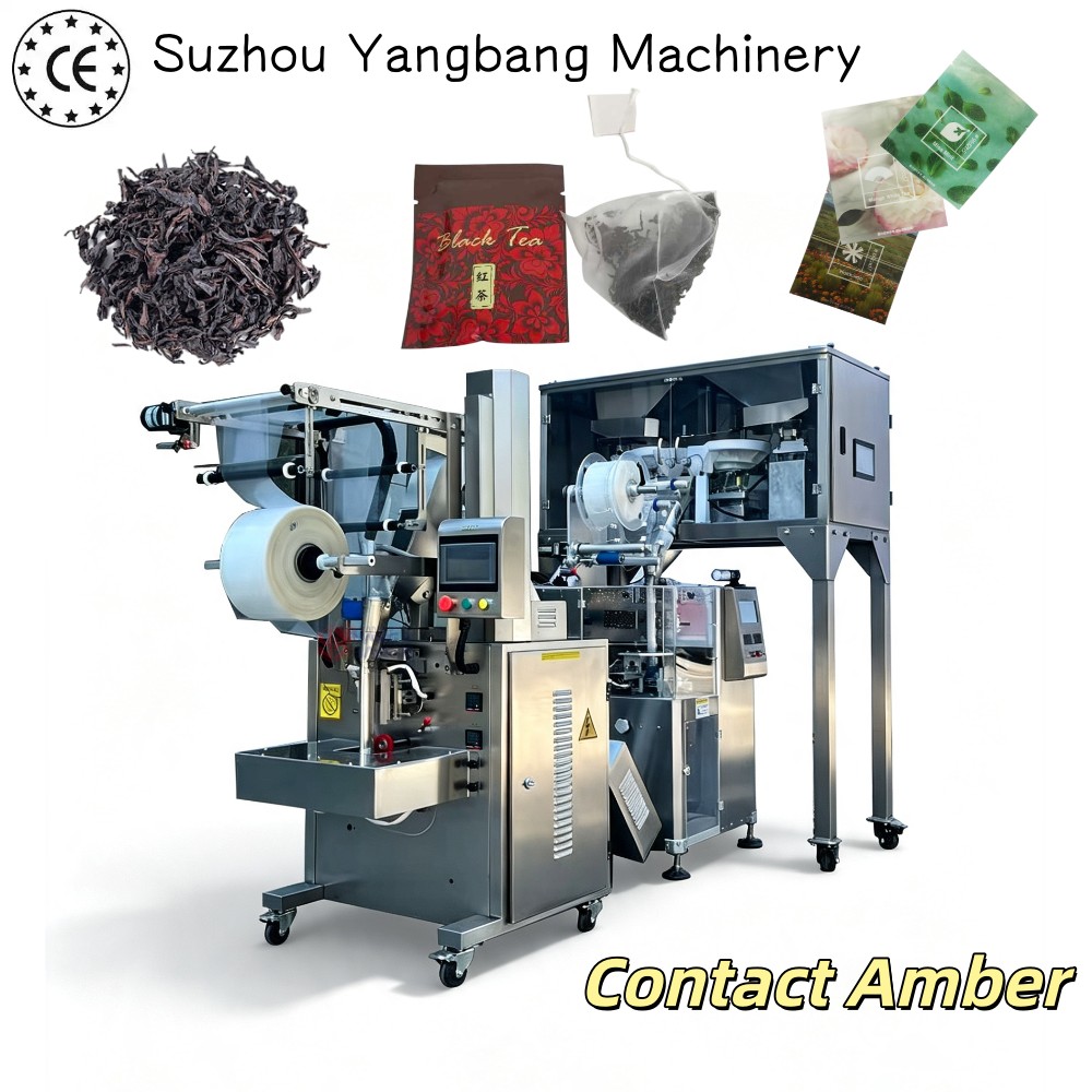 160SC 22_ Machine automatique YB-160SC d’emballage de sachets de thé triangulaires pyramidaux en nylon non tissé, pour la fabrication de sachets intérieurs et extérieurs
