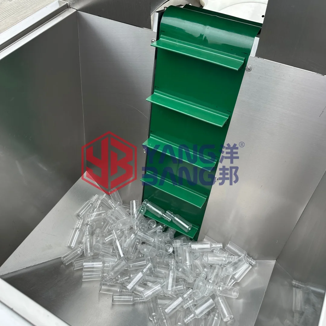Machine automatique YB-LPB de dévracage de bouteilles à plateau tournant carré et rond avec élévateur