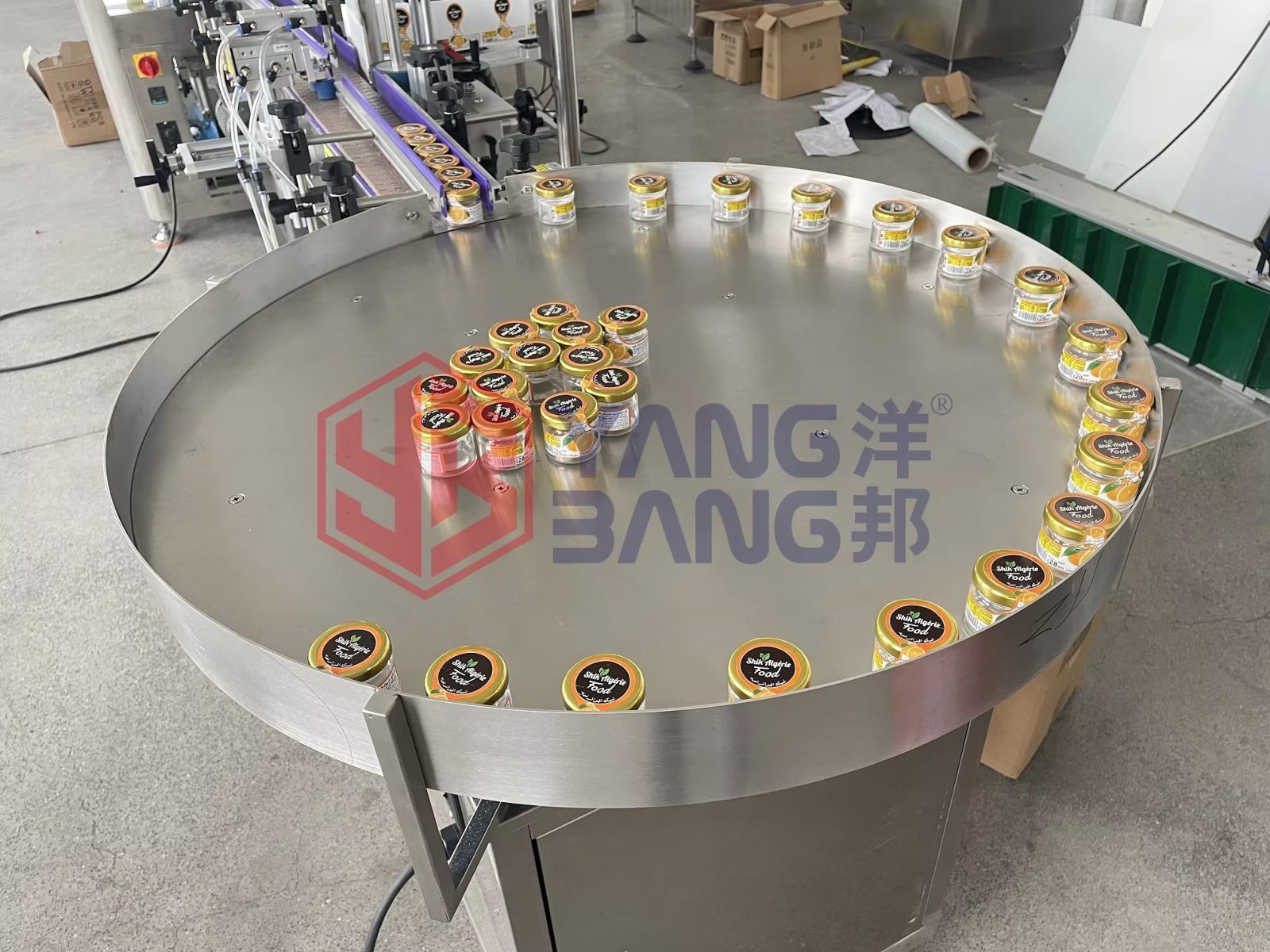 Máquina llenadora automática de mantequilla de cacahuete con doble cabezal de seguimiento YB-G2 para pasta viscosa en líneas de producción de alimentos