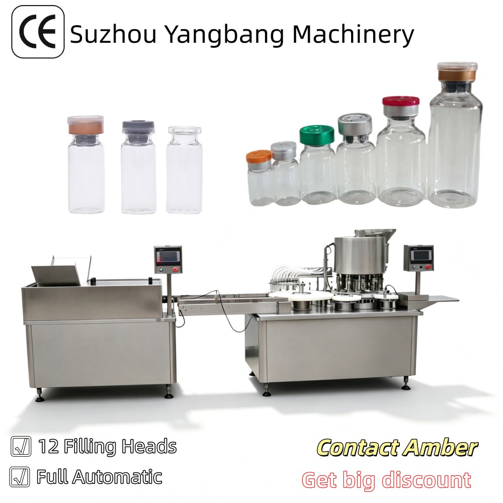 K12A 2_ Máquina automática de llenado de botellas de sérum para el cuidado de la piel y aceites esenciales YB-K12A, llenadora rotativa de líquidos de alta velocidad con 12 cabezales, para 5 ml, 10 ml y 30 ml
