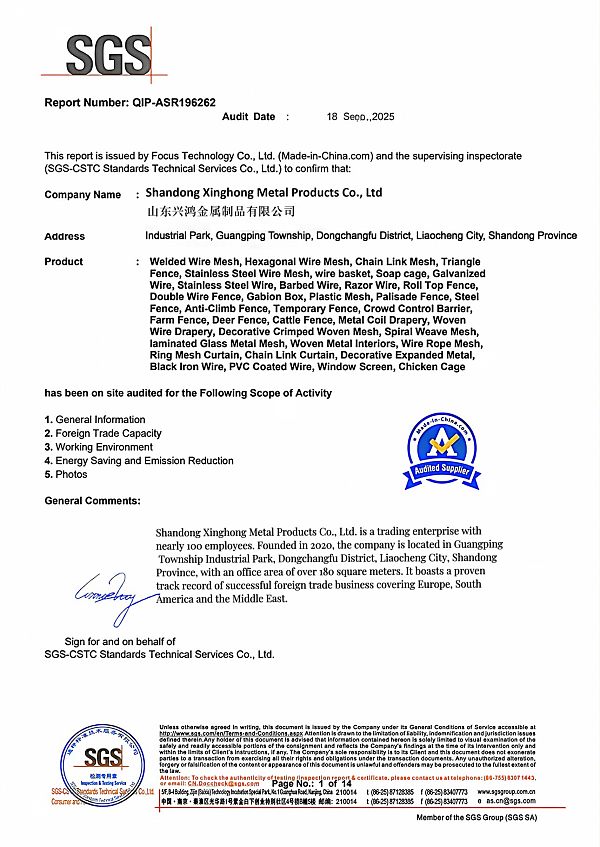 SGS Certification