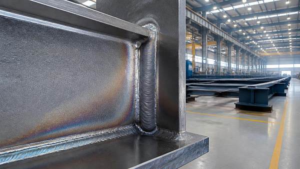 What makes high strength steel plate suitable for welded structures?